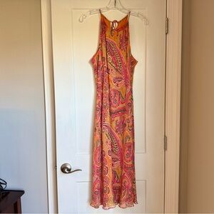 Ann Taylor Paisley Print Sleeveless Dress